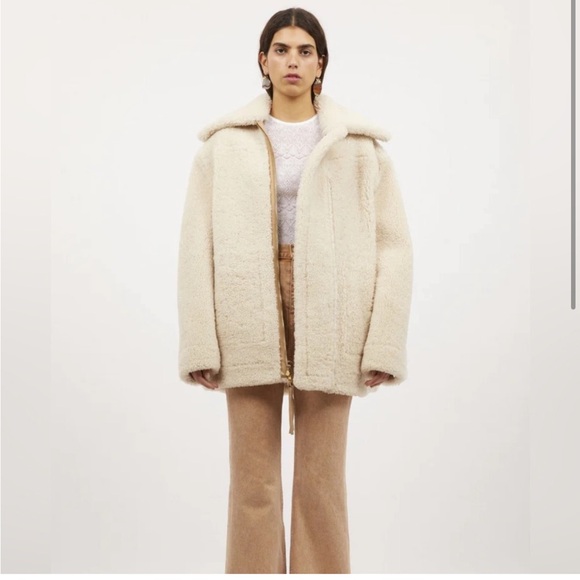 Ulla Johnson reversible shearling coat - Picture 2 of 4